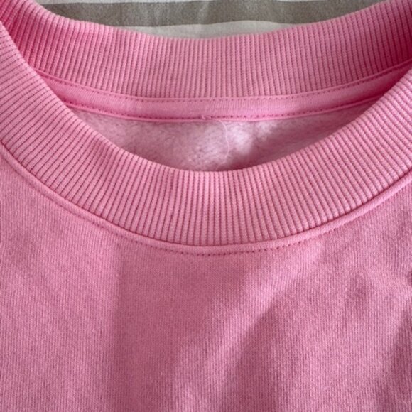 ALO YOGA Pink Cropped Fleece Size M - Picture 3 of 6